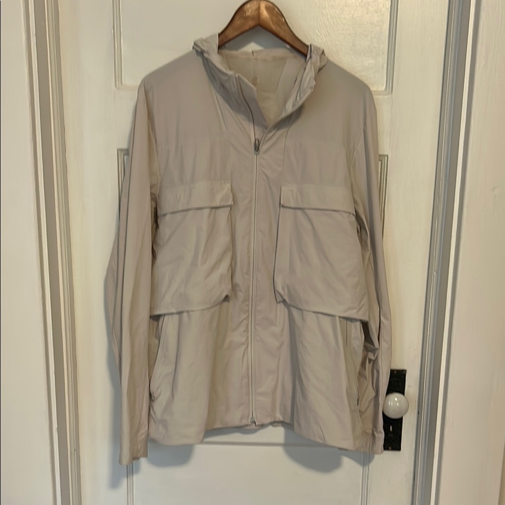 Lululemon Light Tan Hooded Jacket